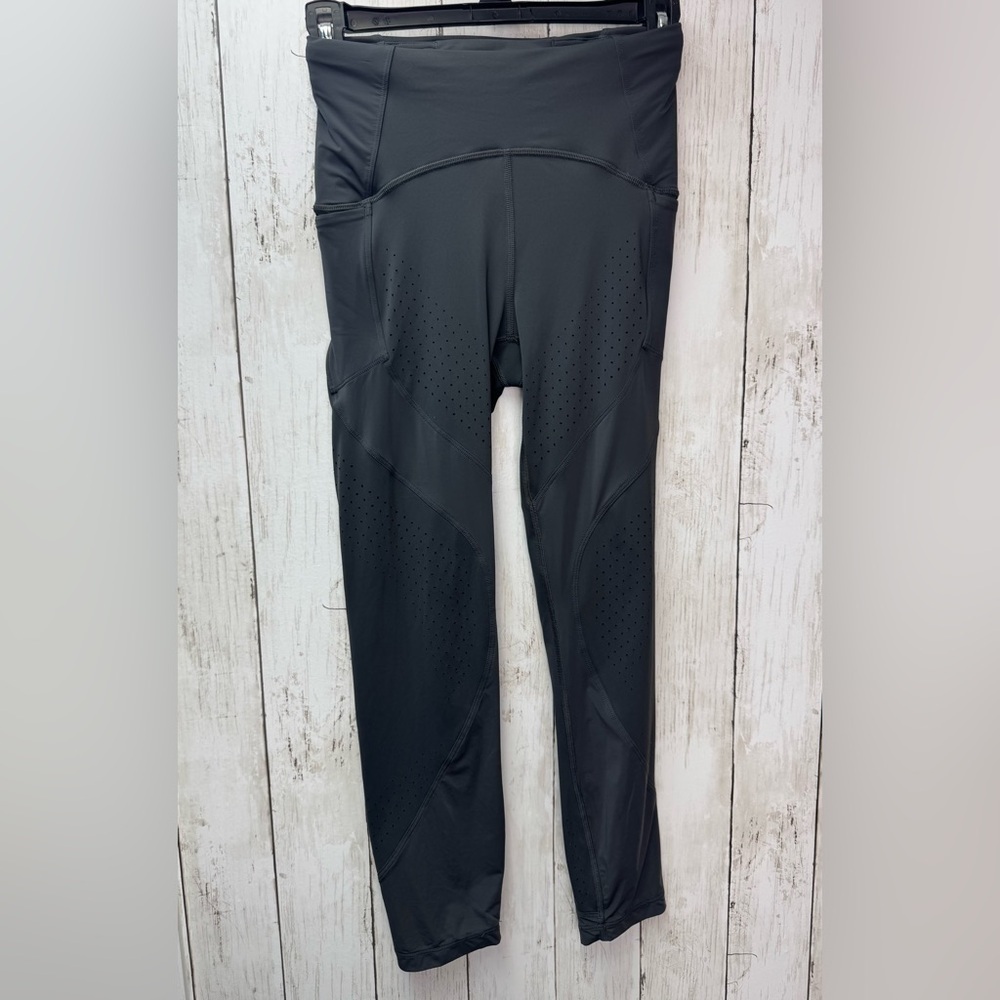 Lululemon Dark gray Perforated Leggings size 4